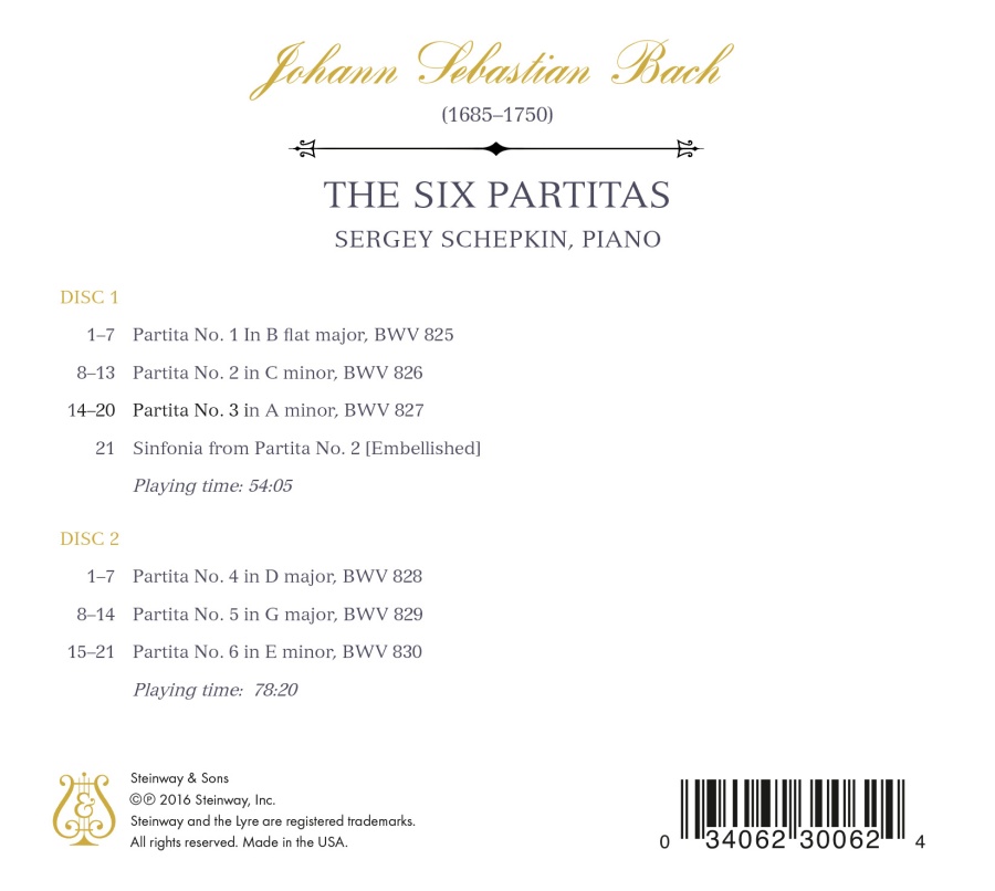 Bach: The Six Partitas - slide-1