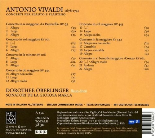 Vivaldi: Concerti per flauto & flautino - slide-1