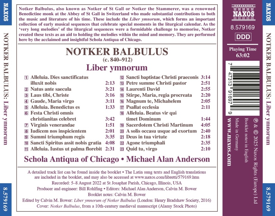 Notker Balbulus: Liber ymnorum - slide-1