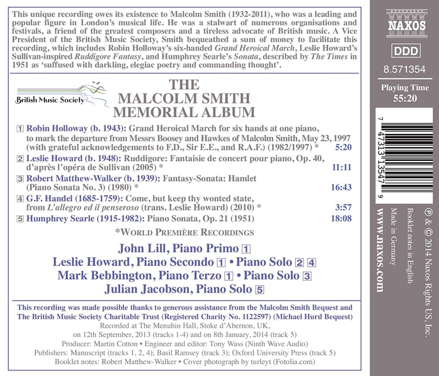Works for Piano: Handel, Holloway, Howard Matthew-Walker - slide-1