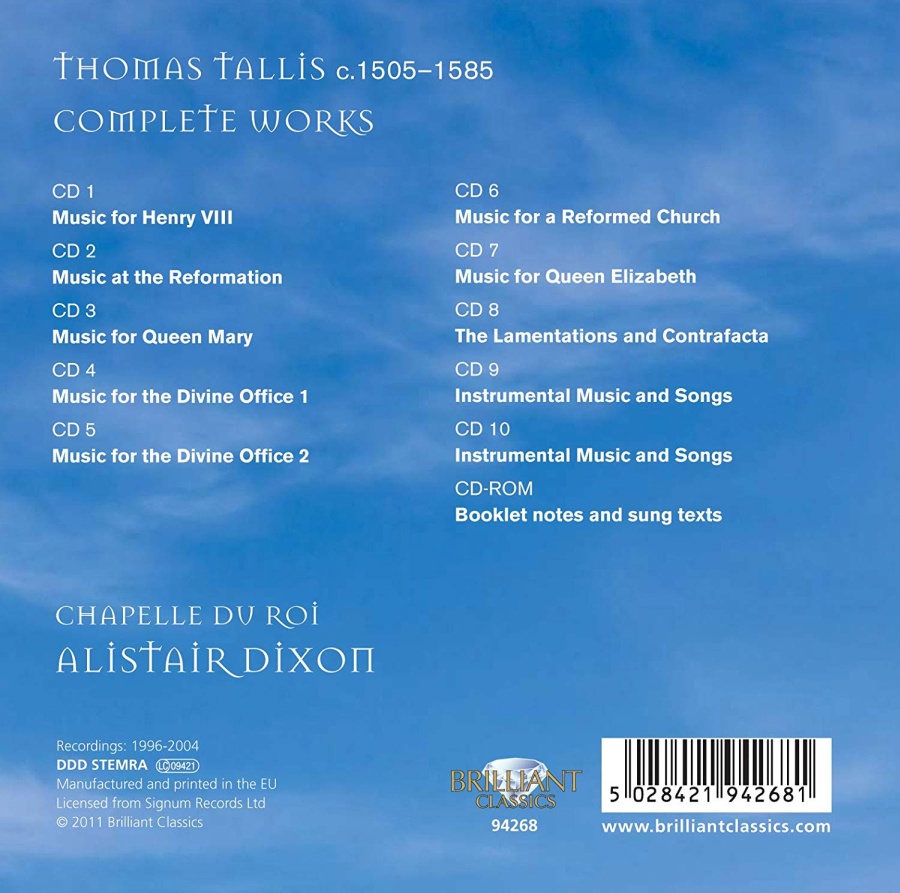 Tallis: Complete Choral Works - slide-1