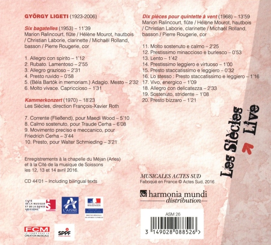 Ligeti: Six Bagatelles Kammerkonzert Pièces pour quintette à vent - slide-1