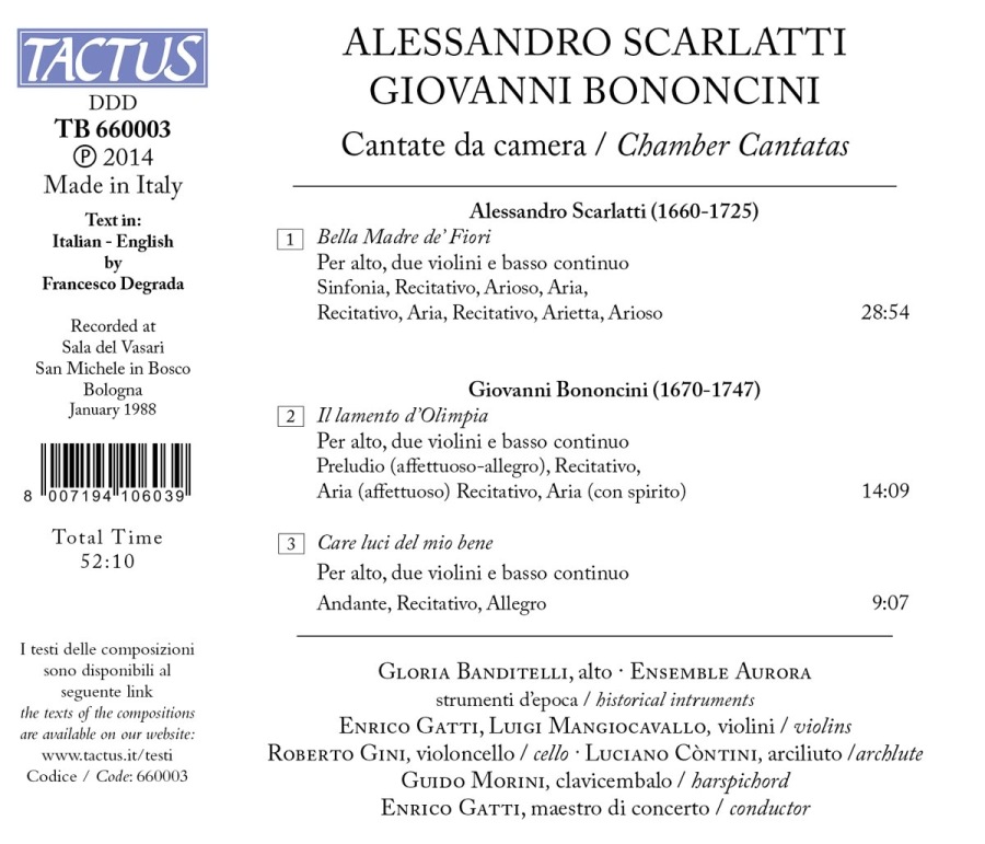 Scarlatti & Bononcini: Cantate da camera - slide-1