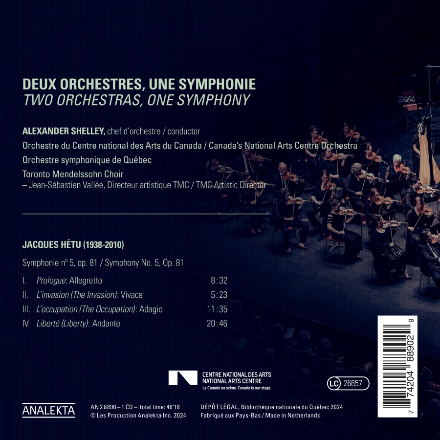 Hétu: Two Orchestras, One Symphony - slide-1