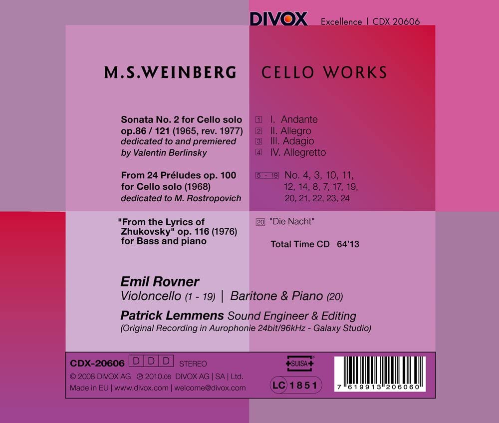 Weinberg: Cello works - slide-1