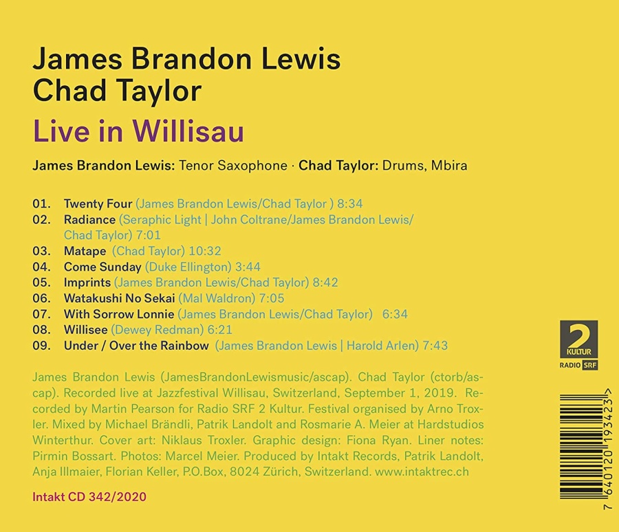James Brandon Lewis & Chad Taylor: Live In Willisau - slide-1