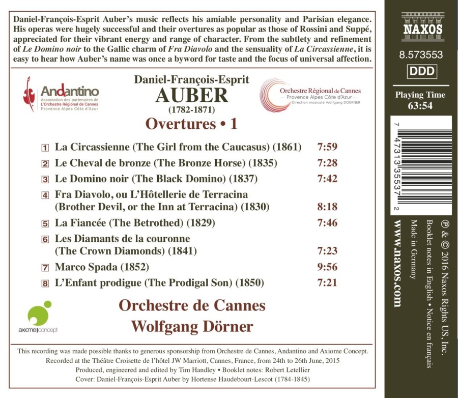 Auber: Overtures Vol. 1 - slide-1