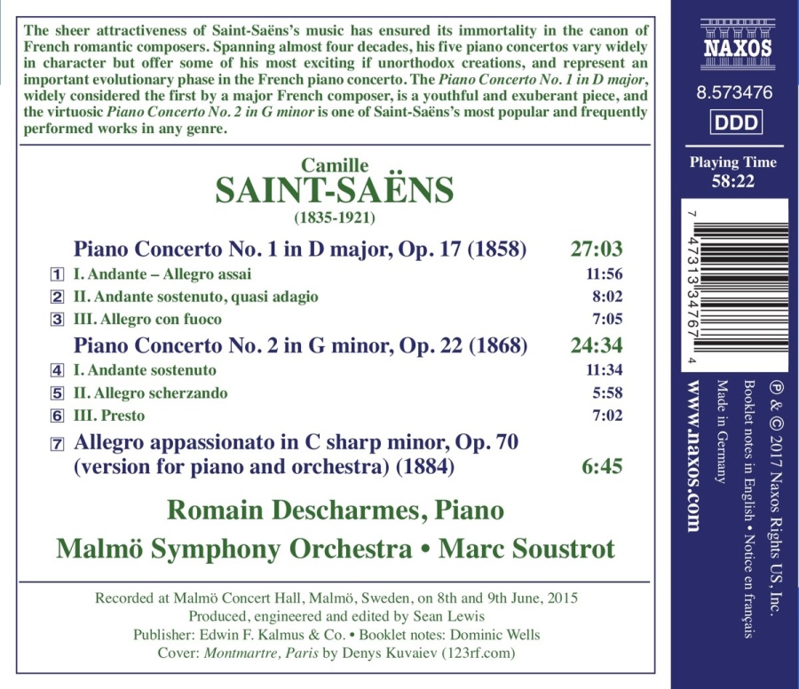 Saint-Saëns: Piano Concertos Nos. 1 and 2; Allegro appassionato - slide-1