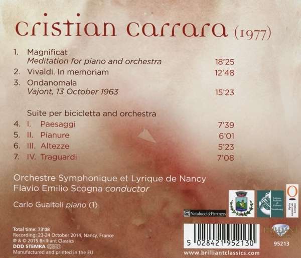 Carrara: Magnificat; Ondanomala; Suite per bicicletta e orchestra - slide-1