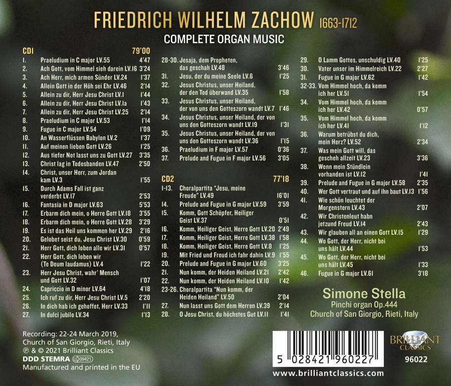 Zachow: Complete Organ Music - slide-1
