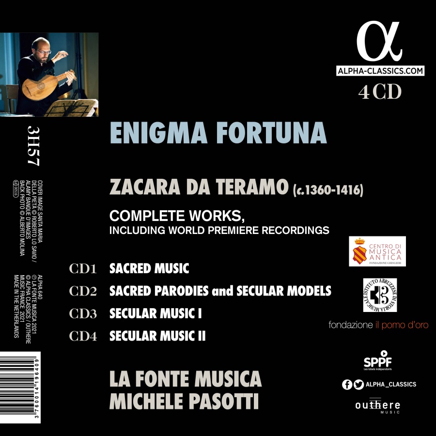Enigma Fortuna - Zacara da Teramo: Complete Works - slide-1