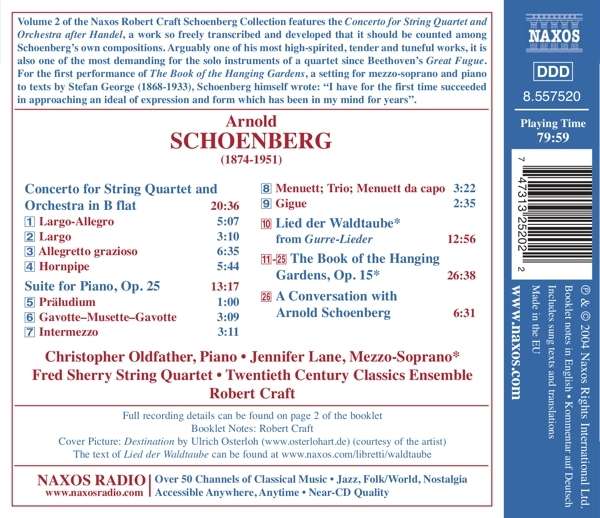 SCHOENBERG: Concerto for String Quartet - slide-1