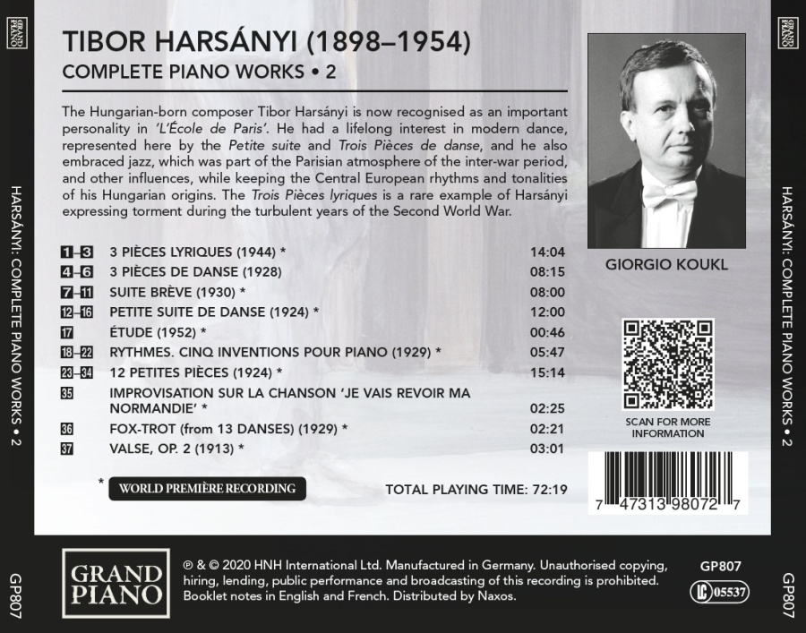 Harsanyi: Complete Piano Music • 2 - slide-1