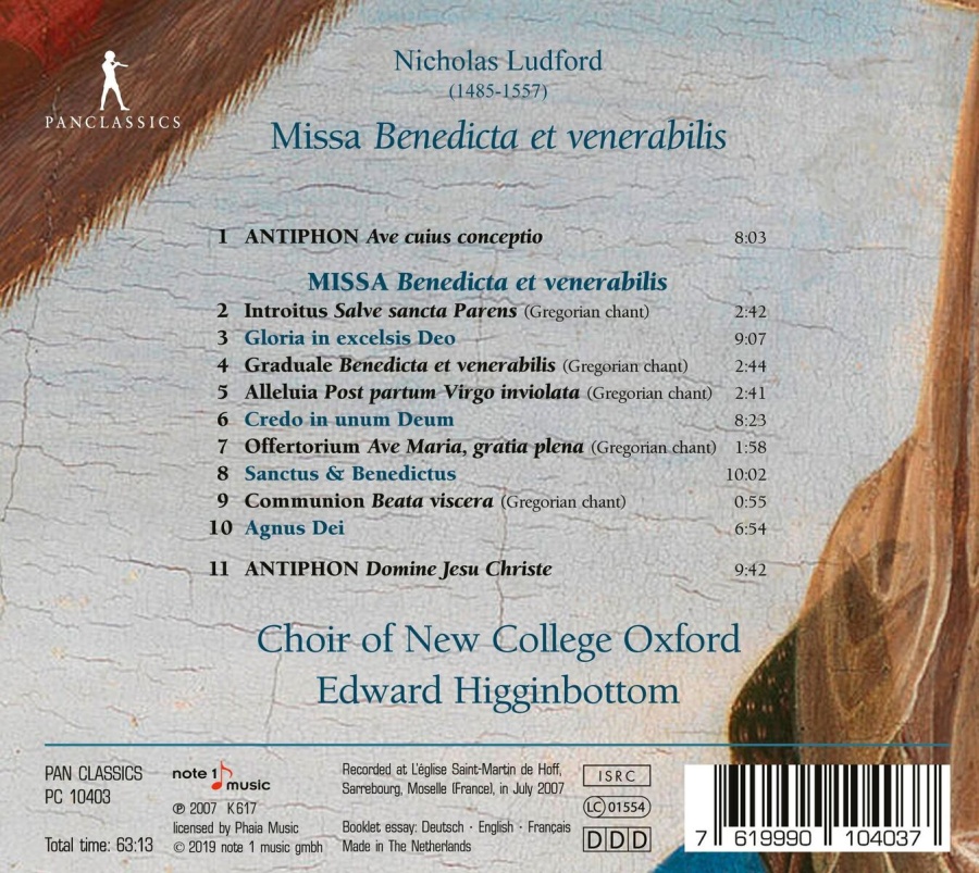 Ludford: Missa Benedicta - slide-1
