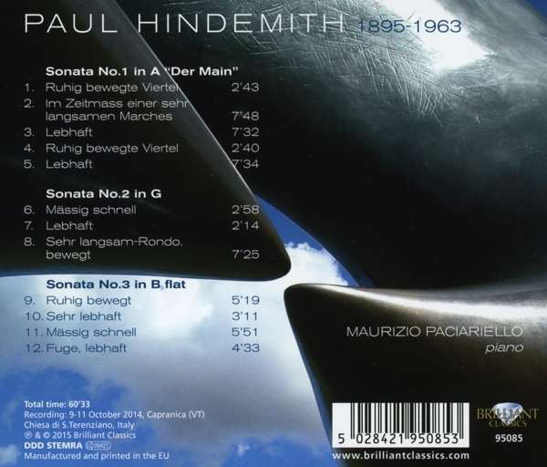 Hindemith: Complete Piano Sonatas - slide-1