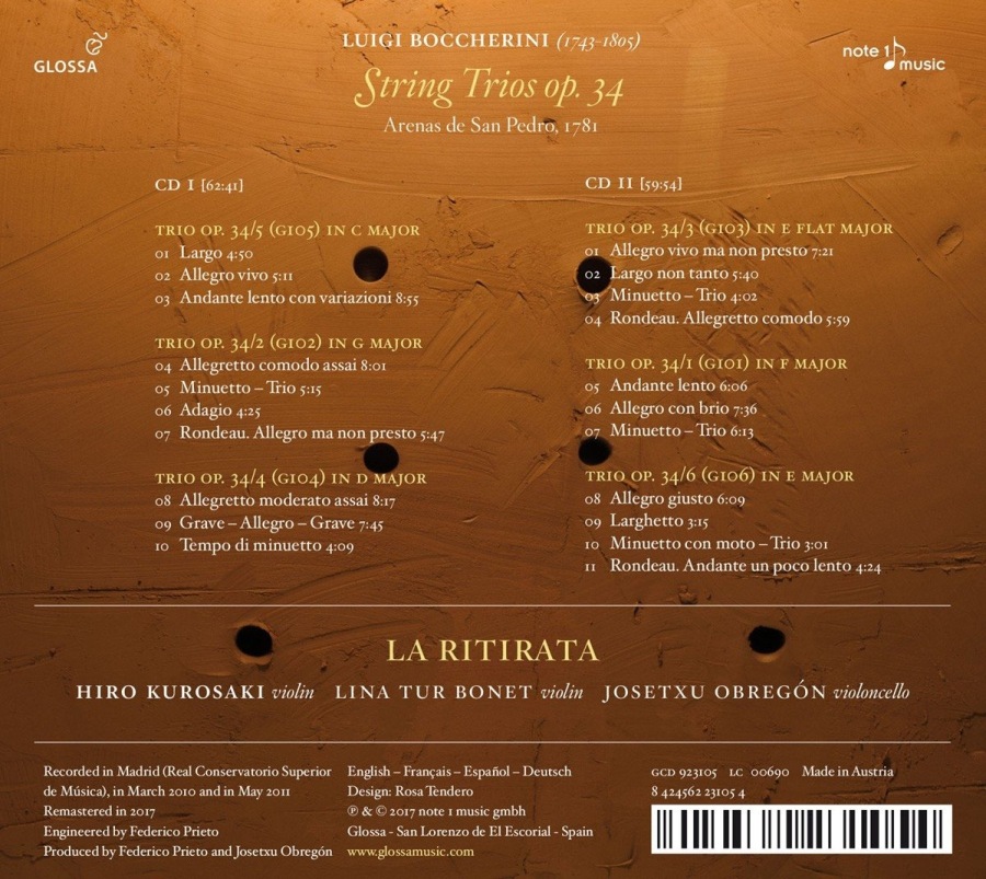 Boccherini: String Trios op. 34 - slide-1