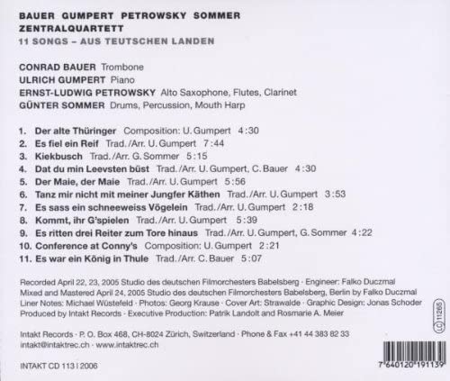 Zentralquartett: 11 Songs– Aus Teutschen Landen - slide-1
