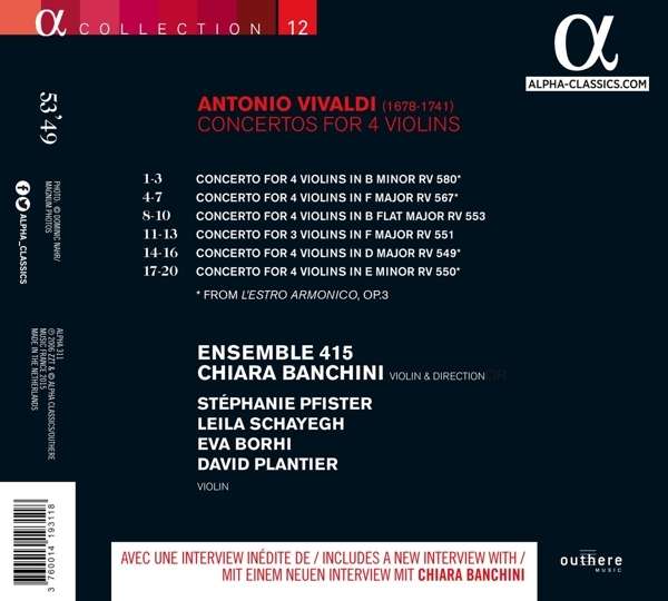 Vivaldi: Concertos for 4 Violins - slide-1