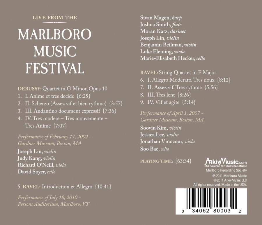 Live from the Marlboro Music Festival Vol. 3 - slide-1
