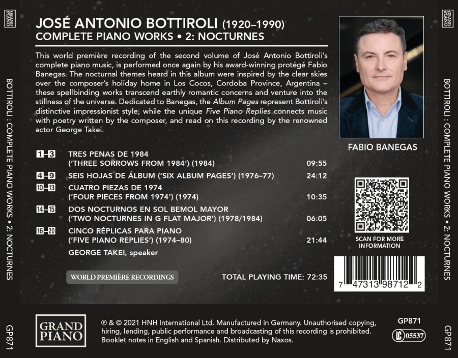 Bottiroli: Complete Piano Works Vol. 2 - Nocturnes - slide-1