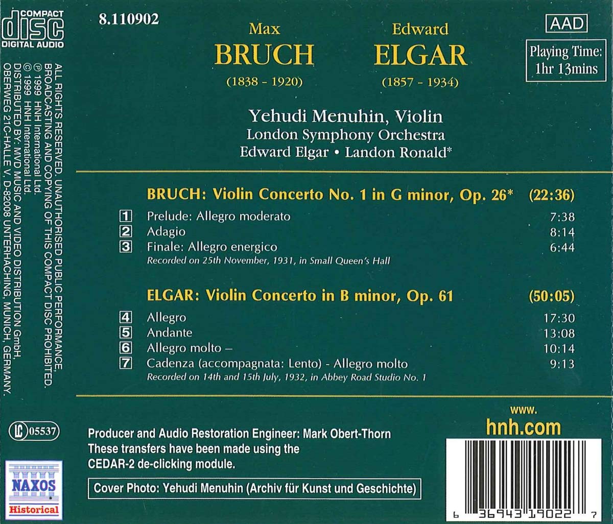 Elgar / Bruch: Violin Concertos - slide-1