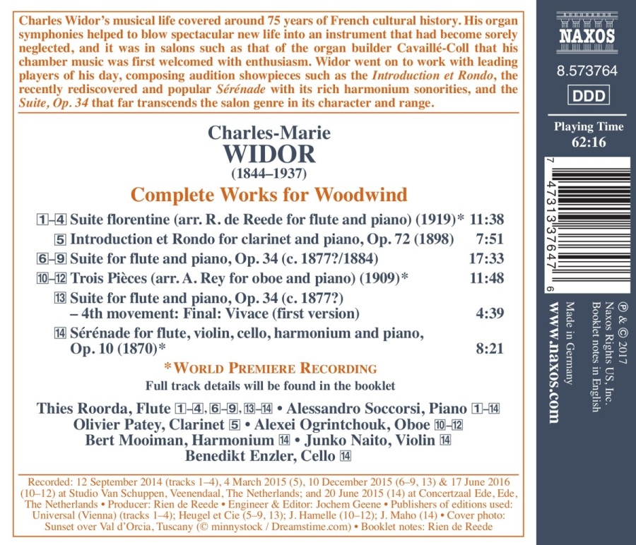 Widor: Complete Works for Woodwind - slide-1