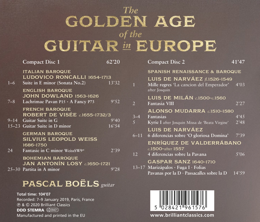 The Golden Age of the Guitar in Europe - slide-1