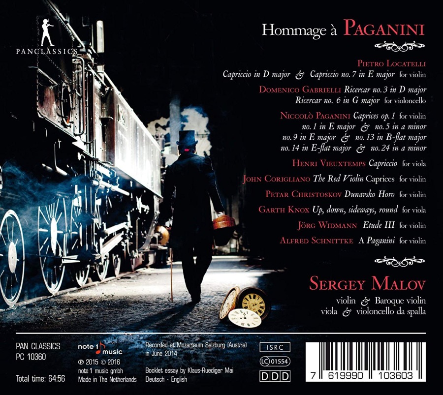 Hommage ? Paganini – Paganini, Gabrielli, Locatelli, Corigliano … - slide-1