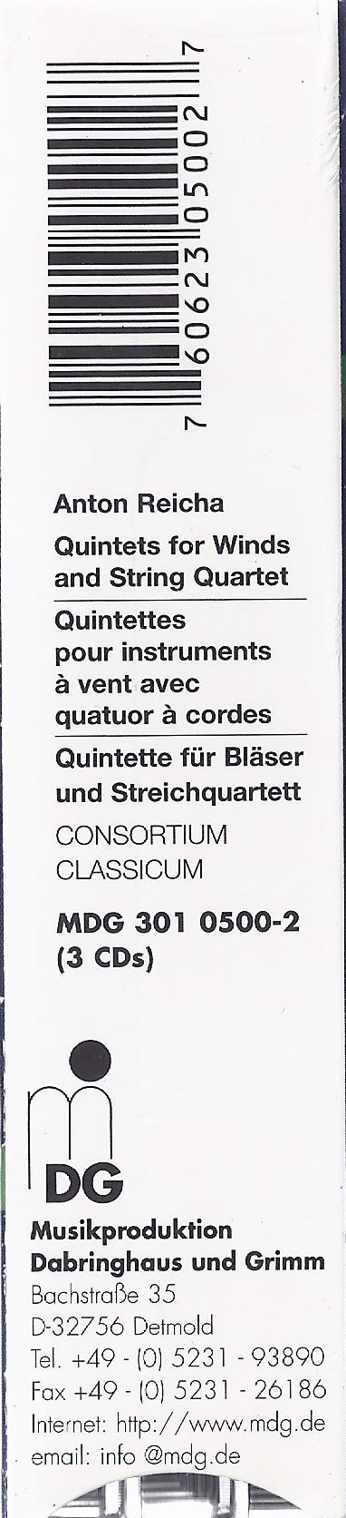 Reicha: Quintets, Quartets - slide-1