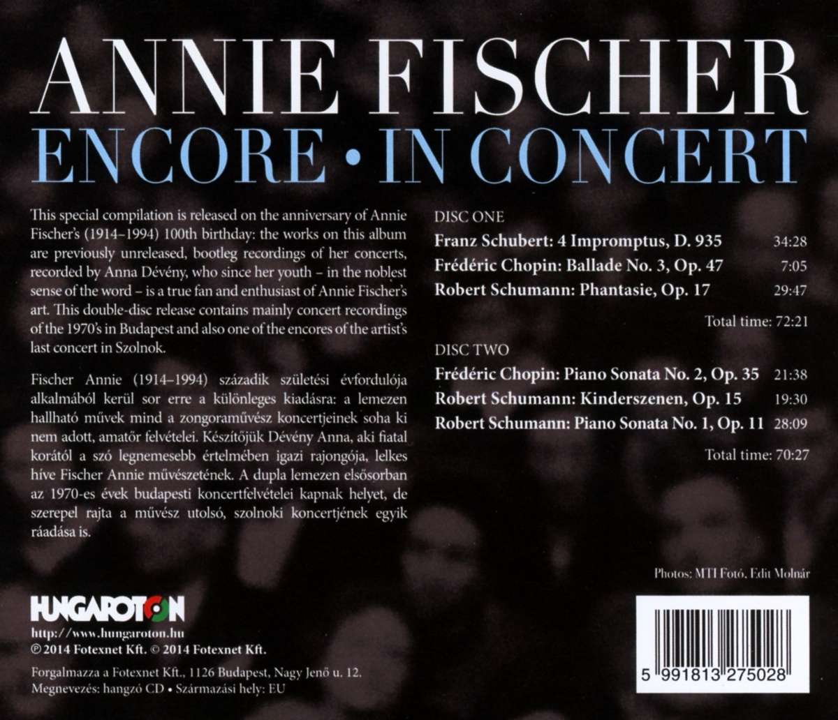 Encore - In Concert - Schubert; Chopin; Schumann - slide-1