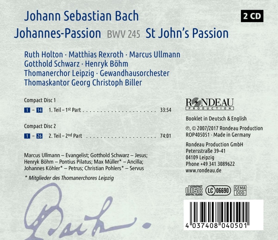 Bach: Johannes-Passion BWV 245 - slide-1