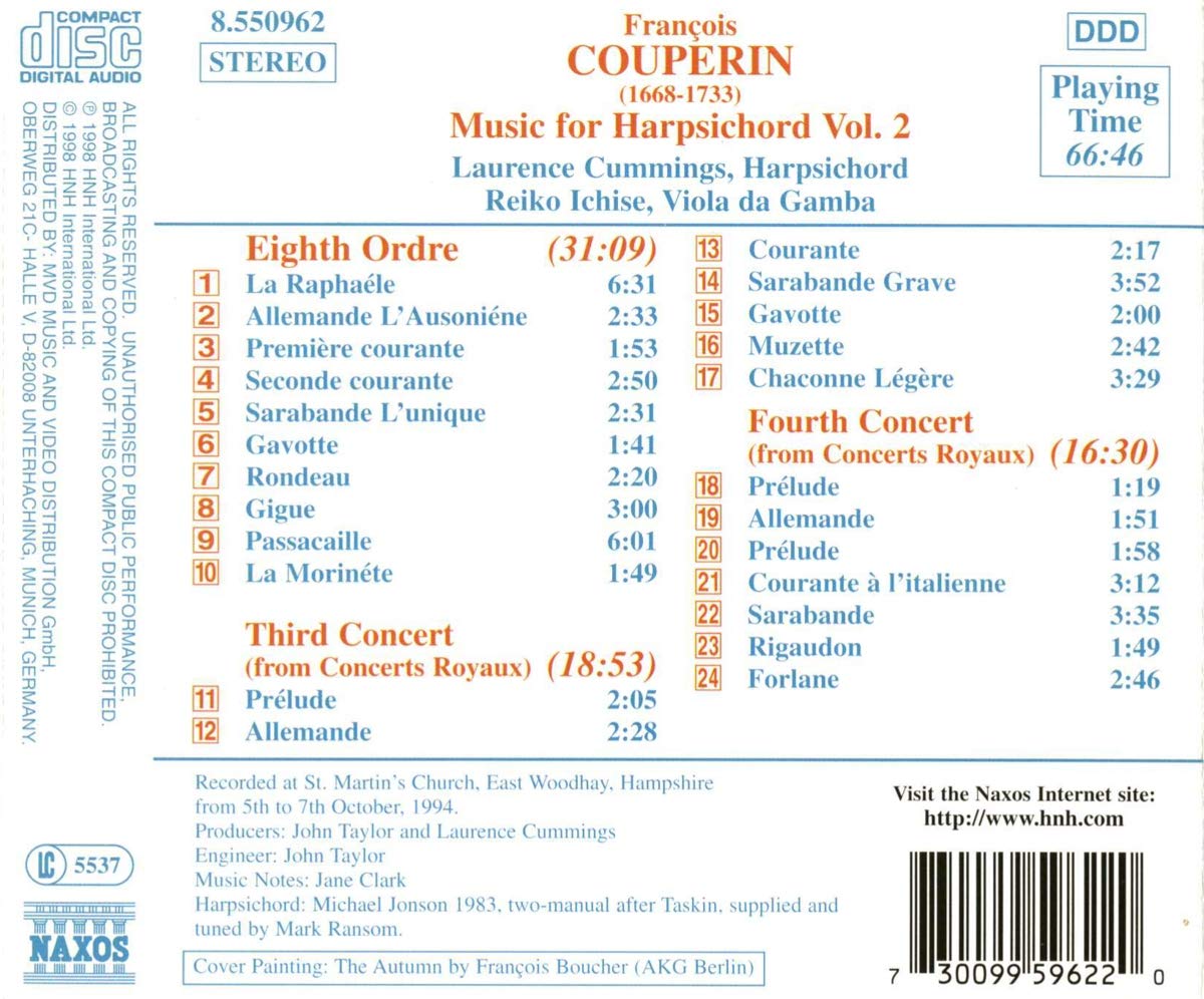 COUPERIN: Music for Harpsichord - slide-1