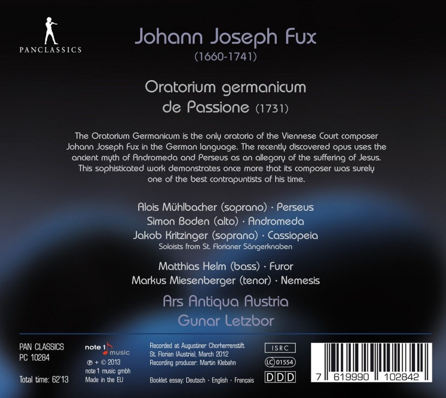 Fux: Oratorium Germanicum de Passione - slide-1