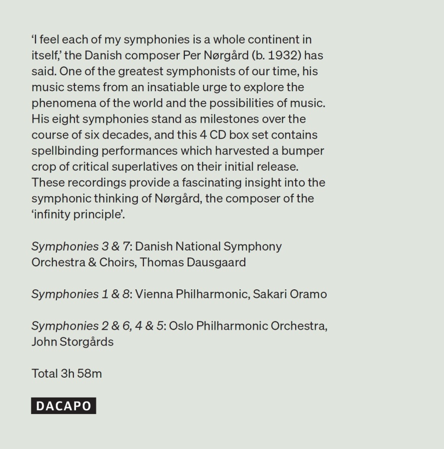 Nørgård: 8 Symphonies - slide-1