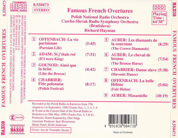 Famous French Overtures - slide-1
