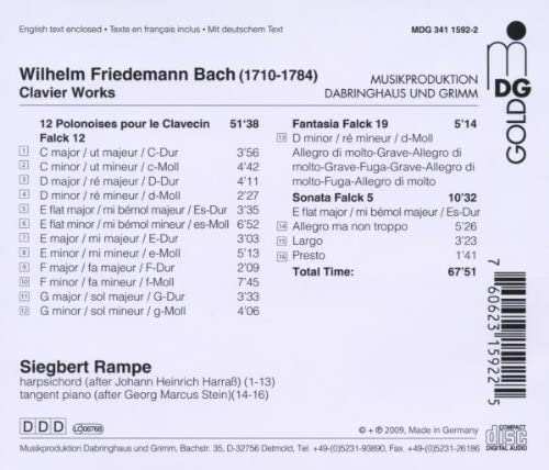 Bach,  WF: Clavier works - slide-1