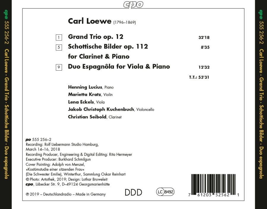 Loewe: Grand Trio op. 12; Duo Espagnola; Schottische Bilder - slide-1
