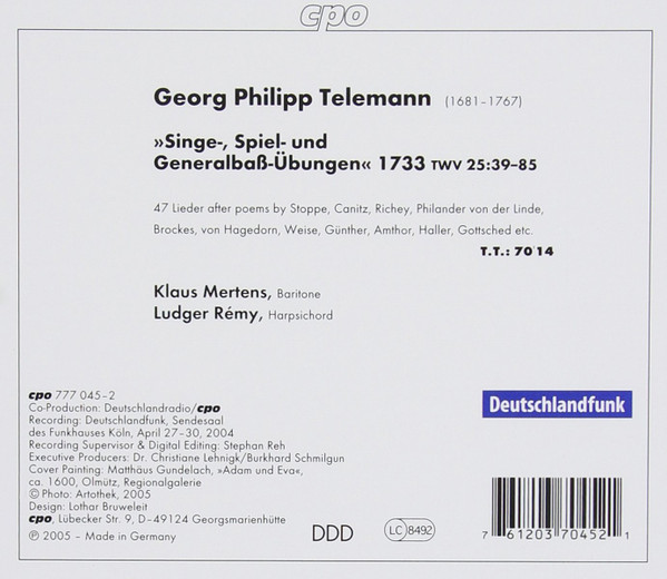 TELEMANN: 47 Lieder - slide-1