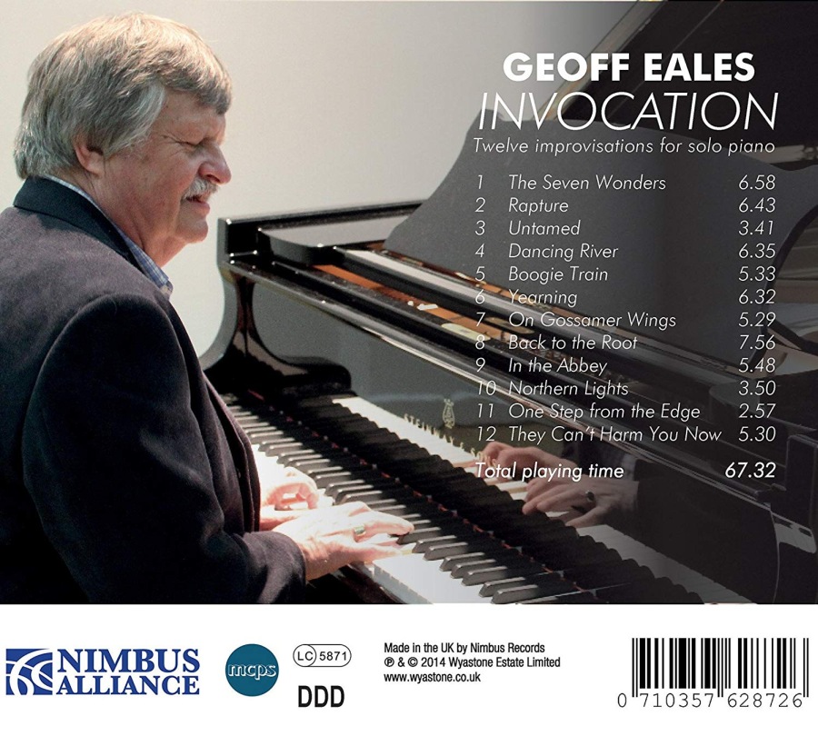 Eales, Geoff: Invocation - 12 Improvisations for Solo Piano - slide-1