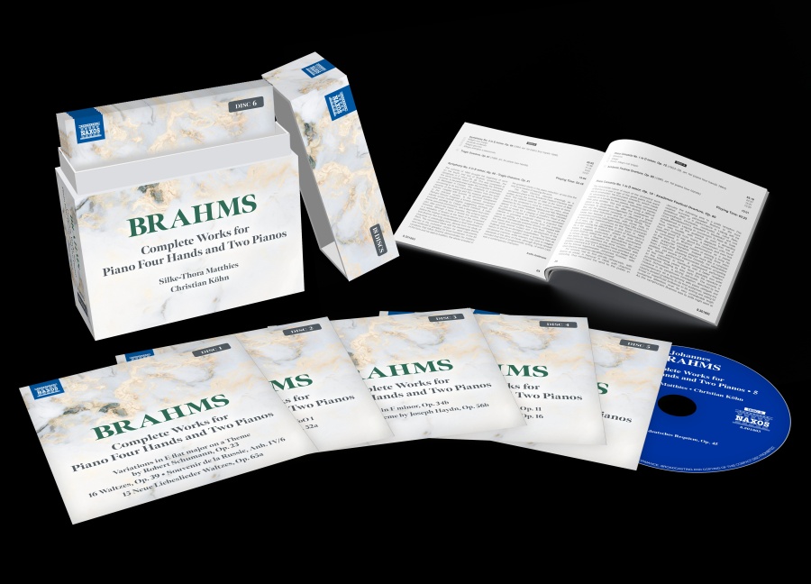 Brahms: Complete Works for Piano Four Hands and Two Pianos - slide-3