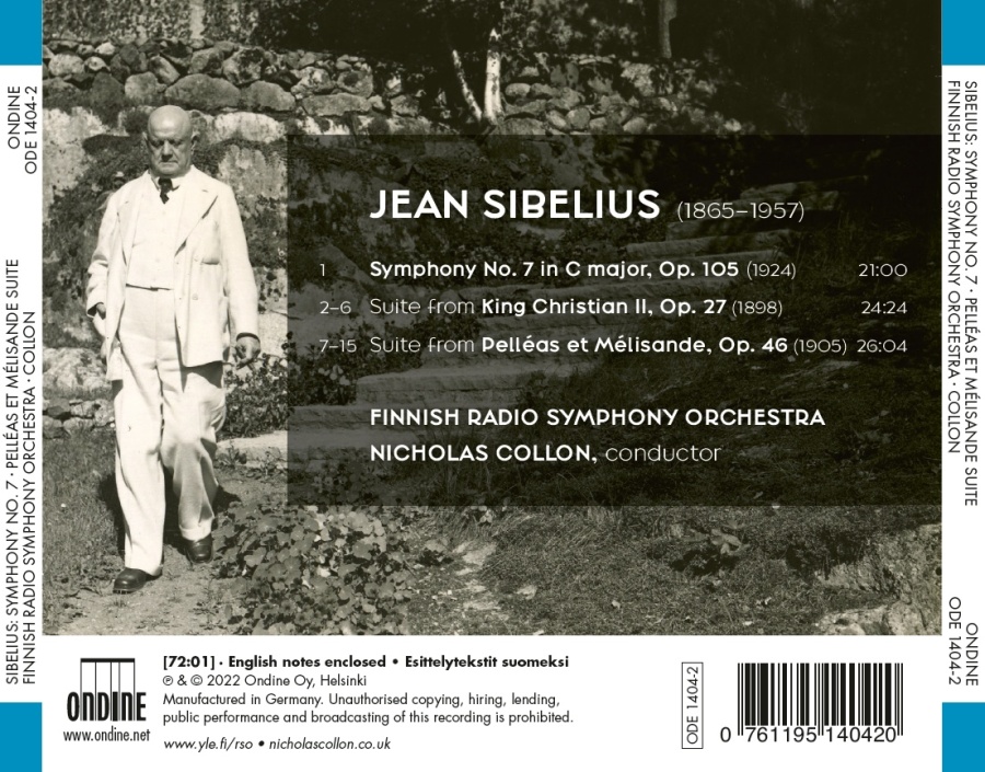 Sibelius: Symphony No. 7; Pelléas et Mélisande; King Christian II - slide-1