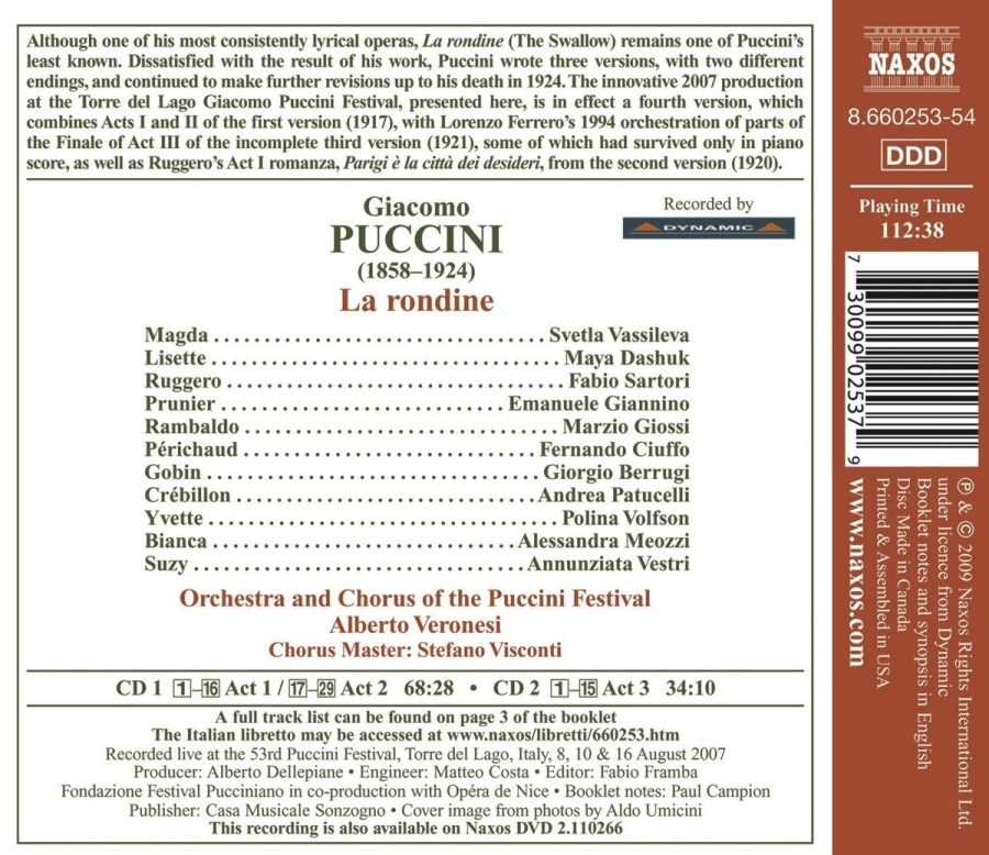 Puccini: La Rondine - slide-1