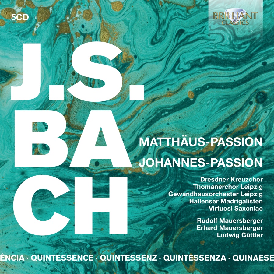 Quintessence J.S. Bach: Matthäus Passion BWV 244, Johannes Passion BWV 245