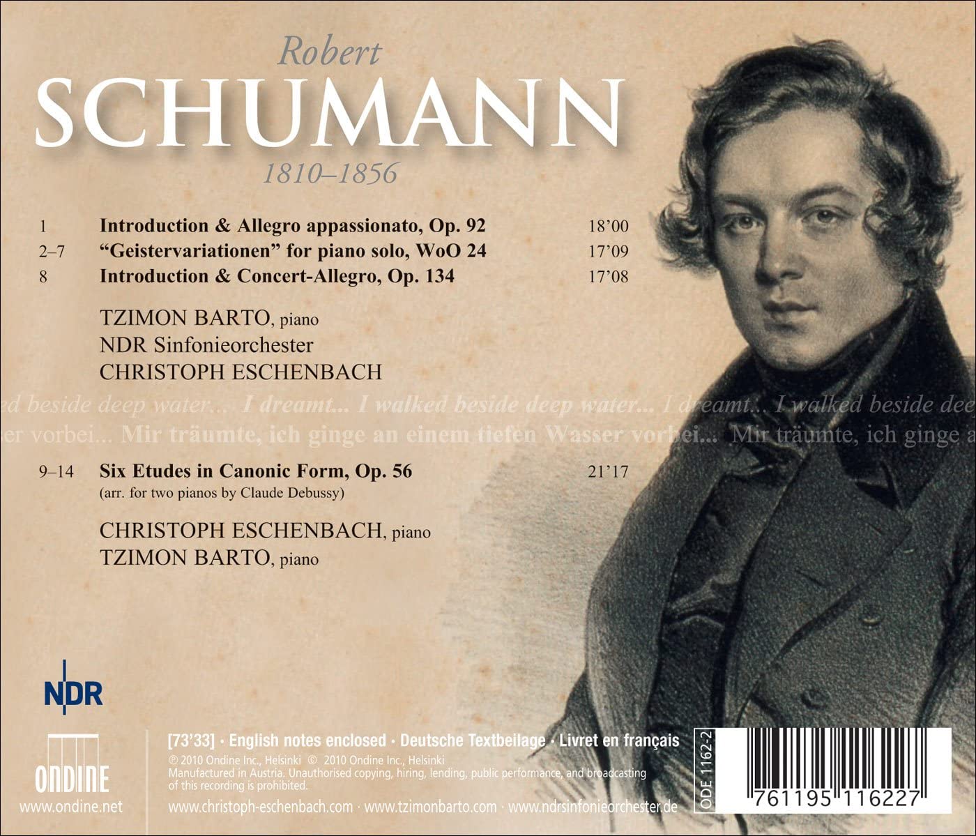 Schumann: Introduction & Allegro (Including Introduction & Allegro Appassionato, Six Etudes) - slide-1