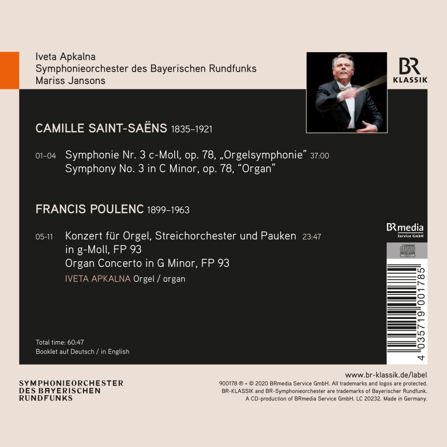 Saint-Saëns: Symphony No.3 "Organ"; Poulenc: Organ Concerto - slide-1