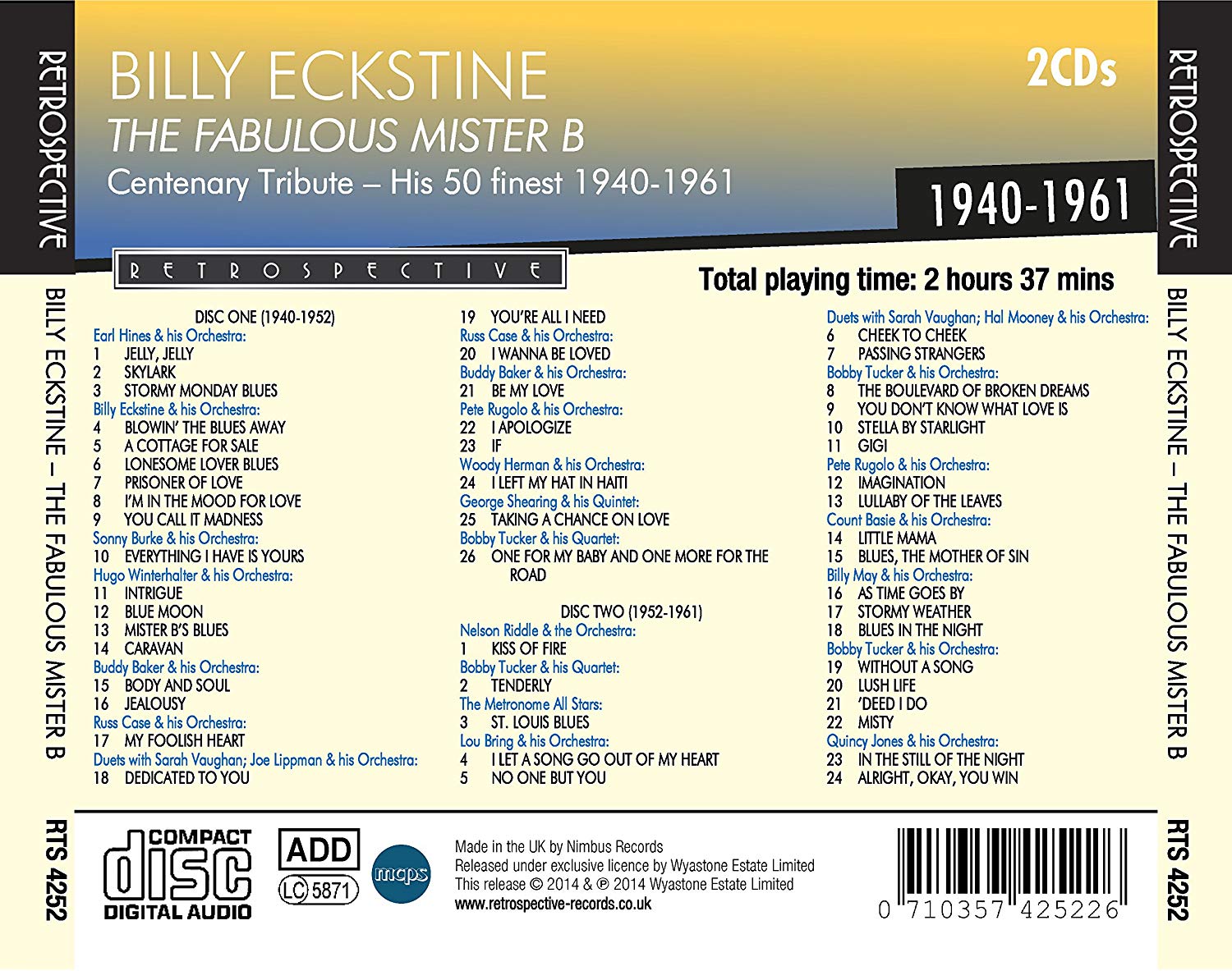 Billy Eckstine: The Fabulous Mister B - slide-1