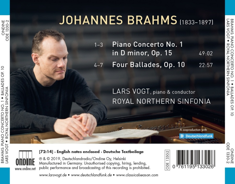 Brahms: Piano Concerto No. 1; Four Ballades - slide-1