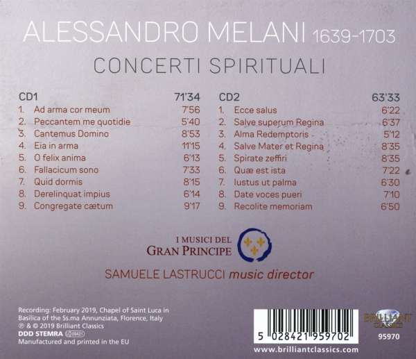 Melani: Concerti Spirituali - slide-1