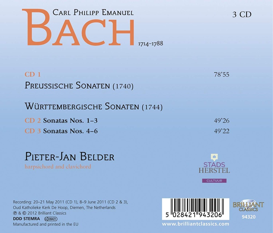 C.P.E. Bach: Preussische und Württembergische Sonaten - slide-1
