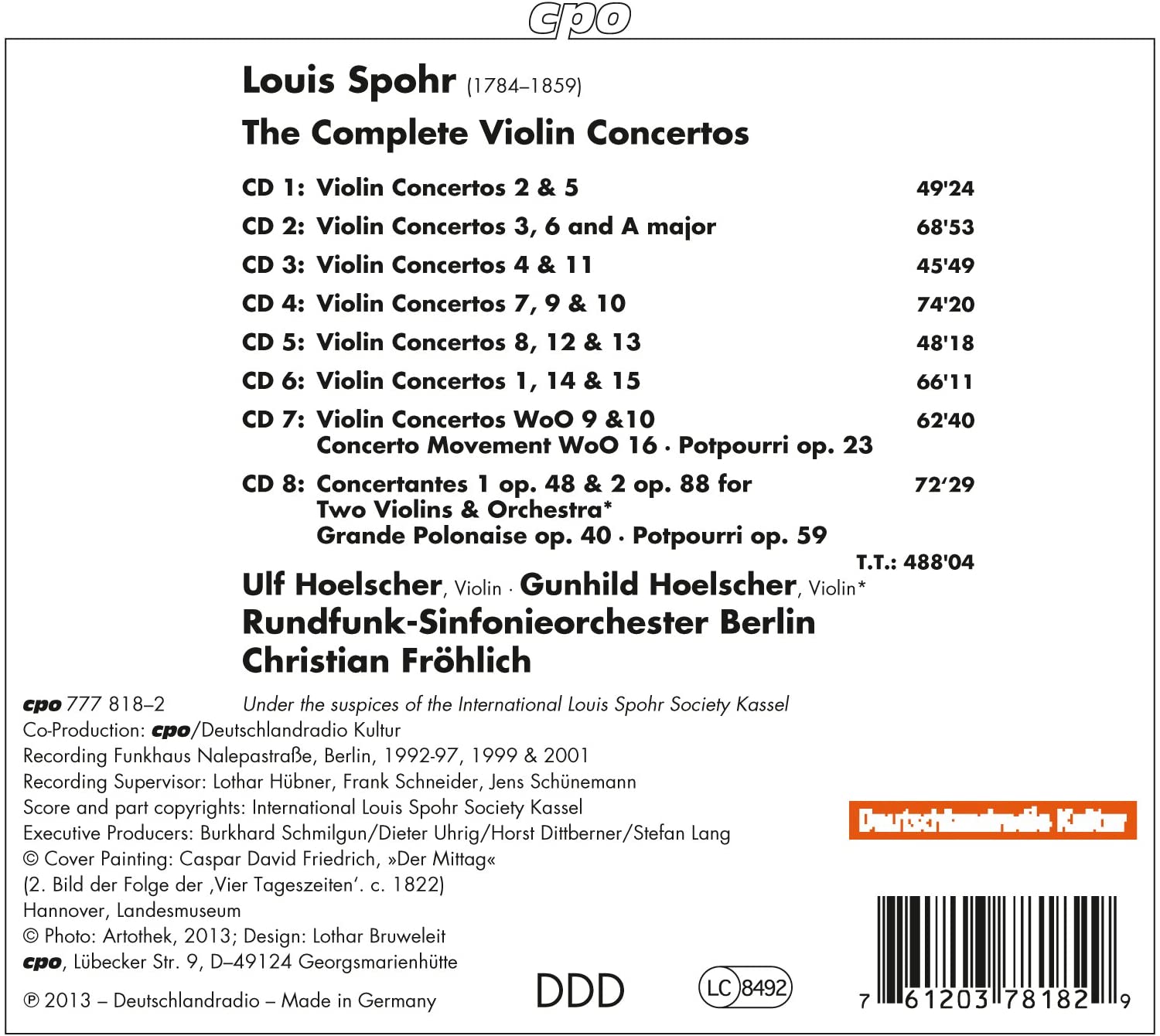 Spohr: The Complete Violin Concertos - slide-1